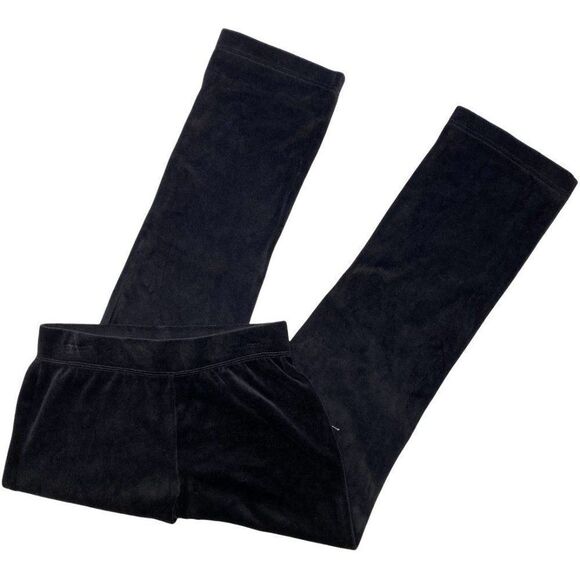 Karen Scott Petite Pants Women's SMALL Black‎ Velour Comfort-Waist Soft Relaxed - Picture 1 of 10